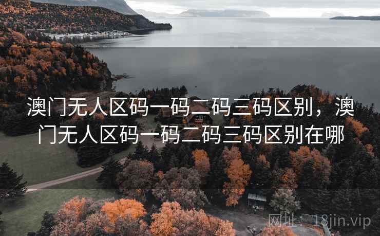 澳门无人区码一码二码三码区别，澳门无人区码一码二码三码区别在哪